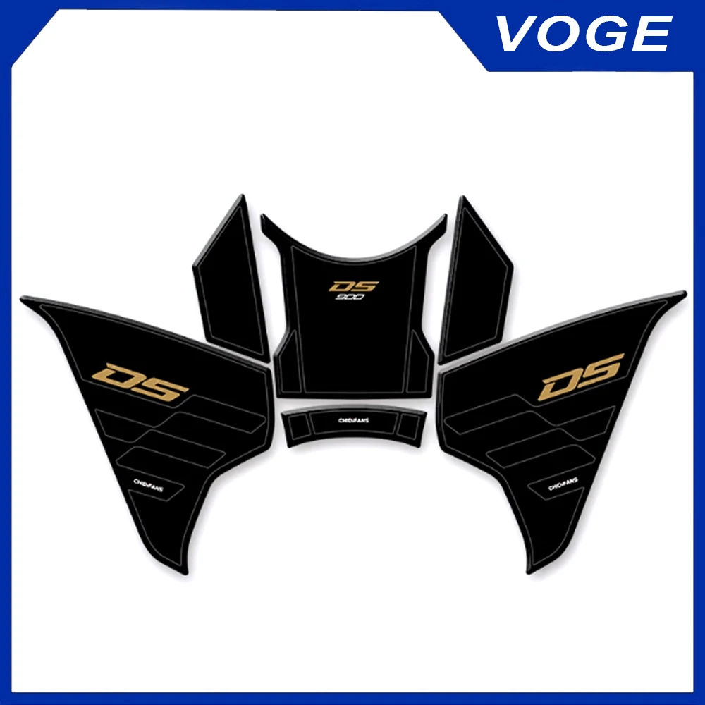 Модифицированная резиновая наклейка на топливный бак мотоцикла, наклейка «рыбья кость», защитная наклейка для тела для VOGE Valico DSX900 900DSX DSX 900 DSX