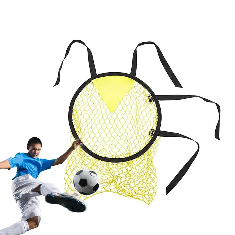 

Top Bins Soccer Target Goal Easy To Attach And Detach To The Goal For Shooting Accuracy Training Multi-Sport Target Net