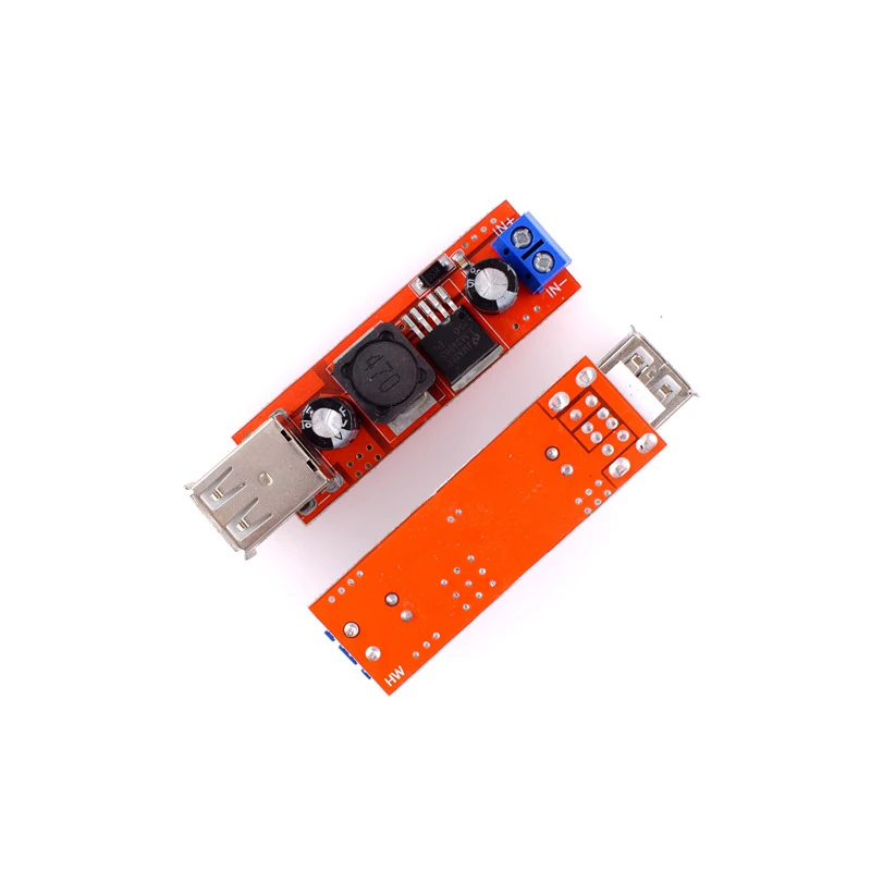 

DC 6V-40V To 5V 3A Double USB Charge DC-DC Step Down Converter Module For Vehicle Car Charger LM2596 Dual Two USB