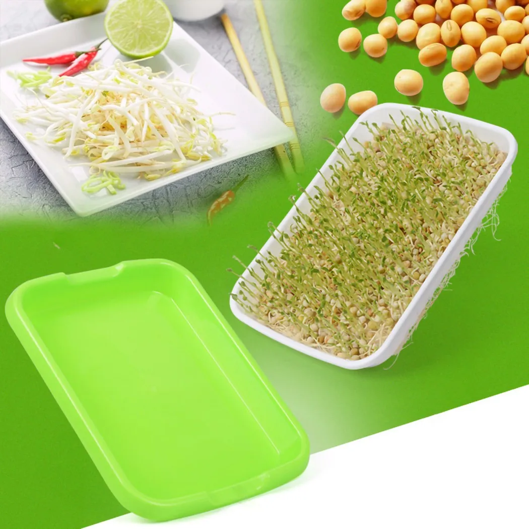 

Microgreens Tray Hydroponic / Sprouting Tray For Sprouts Jardinage Jardineria Hydroponic Grow System Jardinage Potager Cultivo