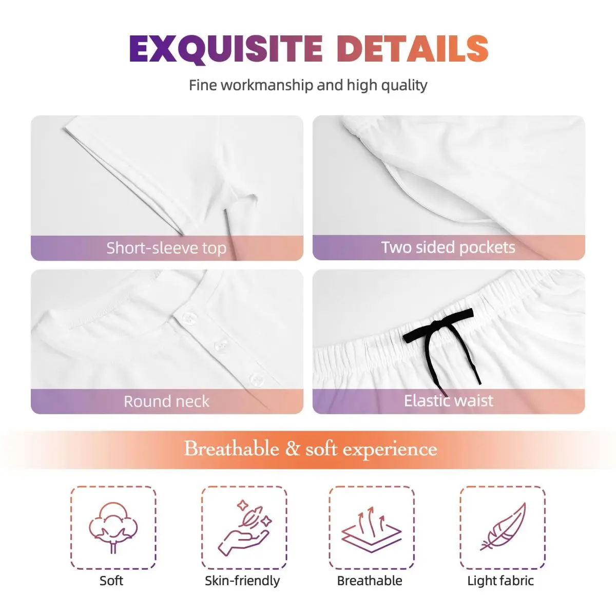 Клетчатые пижамы с узором гусиные лапки и короткими рукавами геометрическим