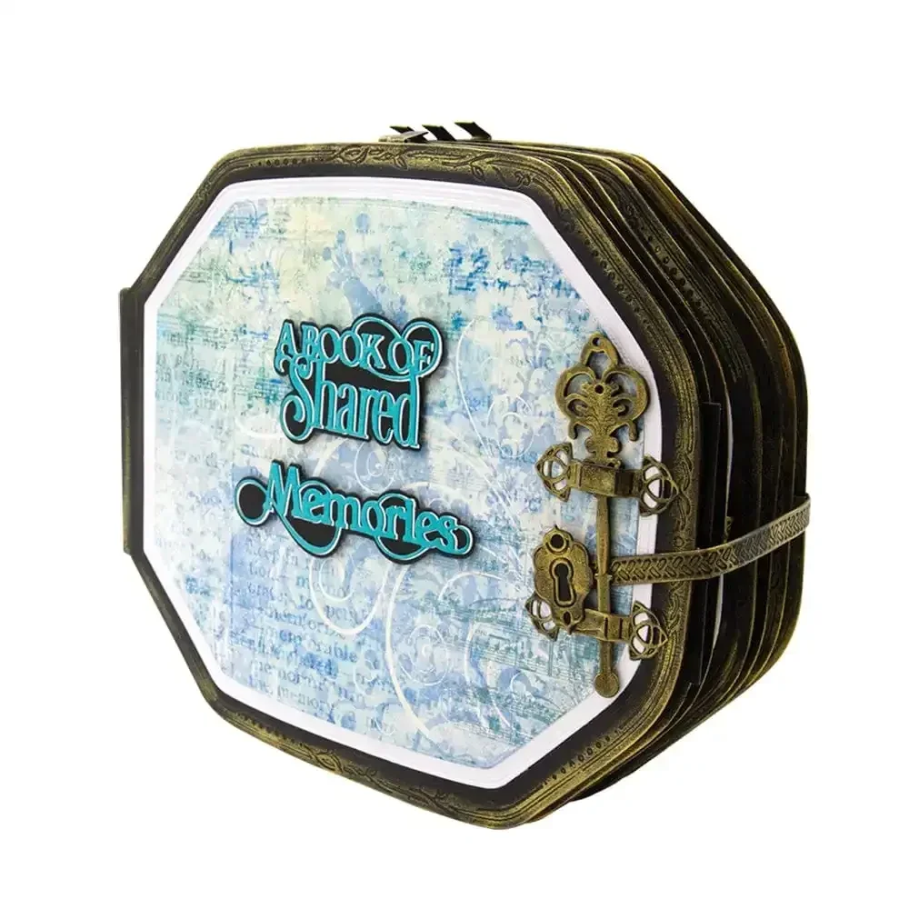 Вращающийся трафарет ручной работы Essentials 2024 набор для покупок скрапбукинга