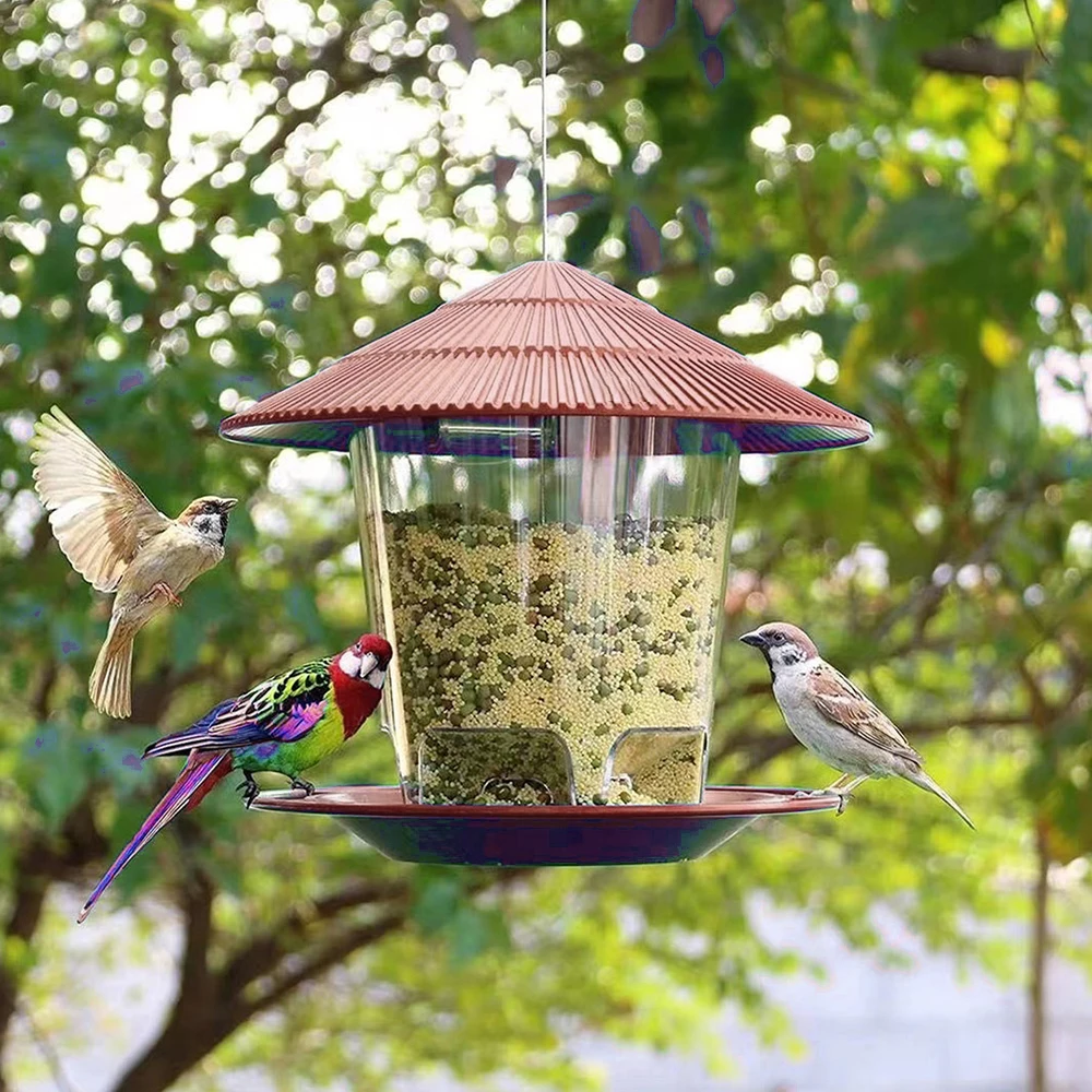 

Outdoor Bird Feeder Hanging Plastic Garden Bird Feeder