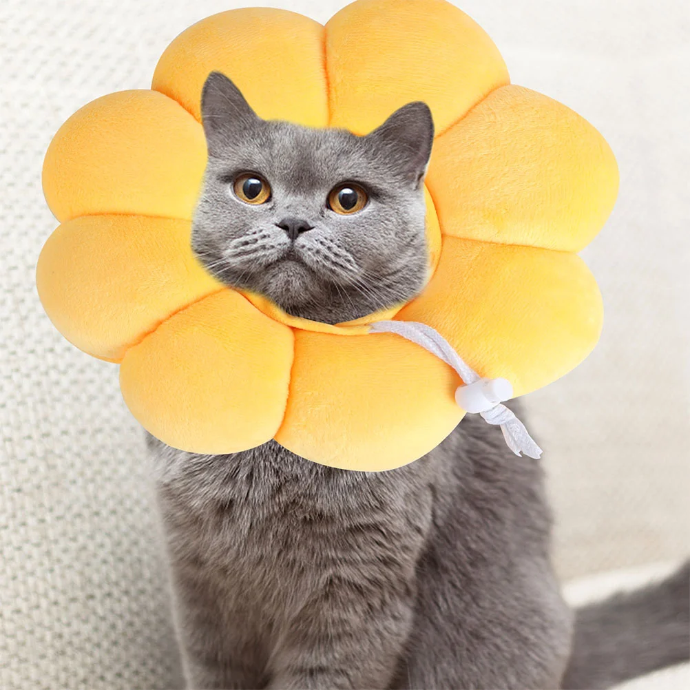 

Cat Elizabethan Collar Compound Cone Donut Decorations Dog Neck Protective Cover