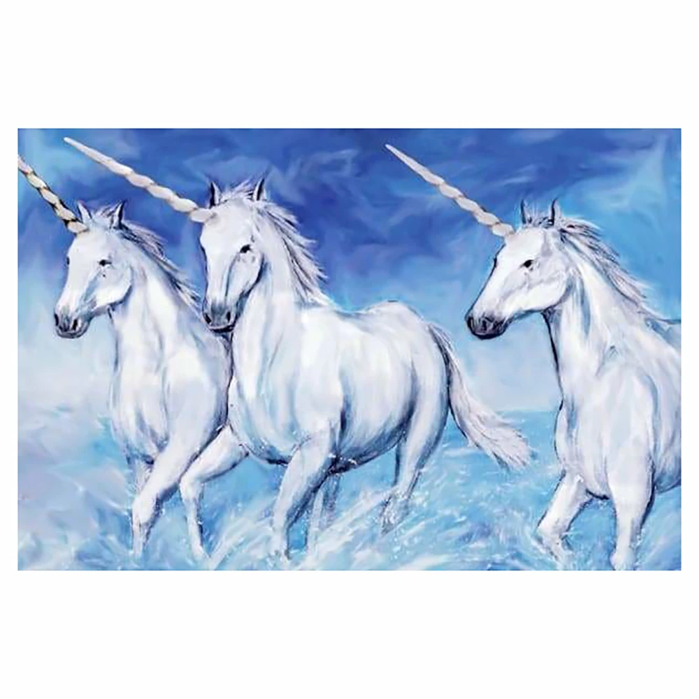 

DIY 5D diamond painting unicorn word embroidery set full diamond embroidery mosaic mythical animals decorative painting gifts