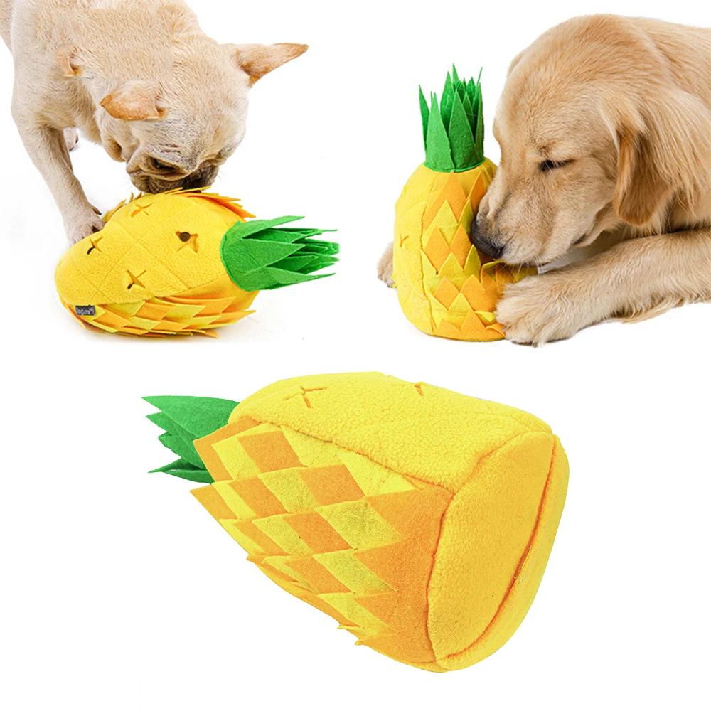 

Creative Pineapple Pet Dog Sniff Mat Interactive Chewing Training Toy Feeding Mat Dog Training Pad Sniffing Snuffle Mat Supplies