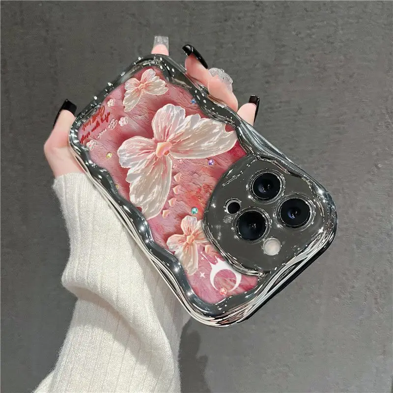 Чехол для телефона с белой бабочкой iPhone 14 Pro Max 15 11 12 13 XR 8 7 Plus X XS SE 2020 2022 мягкий