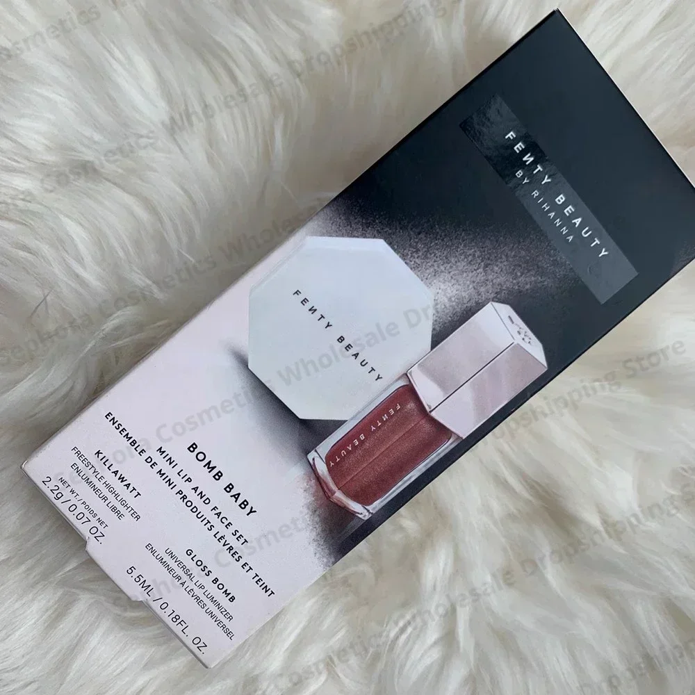 Fenty Beauty Блеск для губ 2 в 1 набор зеркальных увлажняющих блесков тонкий блеск