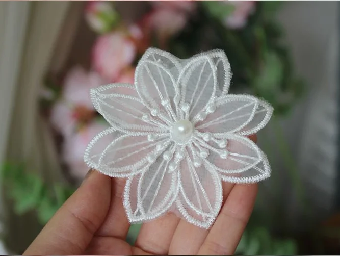 Декоративная кружевная ткань из органзы 10 шт. | Дом и сад