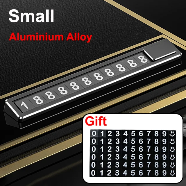 

Держатель Для Временной Парковочной Карты Grippopso Из Алюминиевого Сплава С Номером Телефона И 6 Комплектами Автомобильных Н...