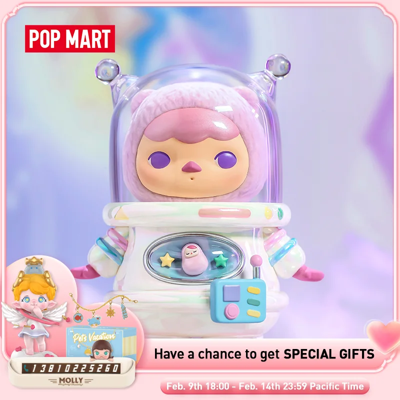 

【Flash Sale】POP MART PUCKY Planet EXPLORER-SPACE Cat Astronaut Figurine Birthday Gift Action Toy Free Shipping