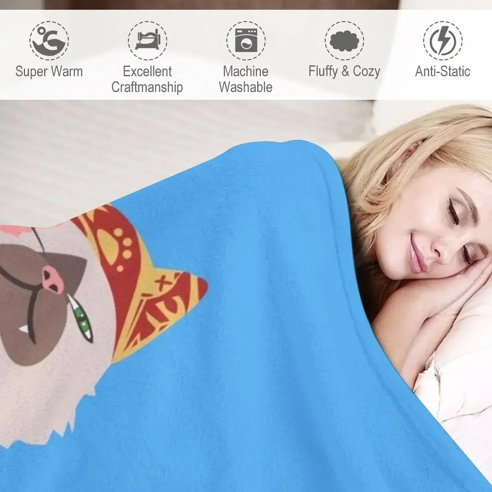 Одеяло meowsкуляр шеф-повара и его команды летнее теплое покрывало манга одеяла