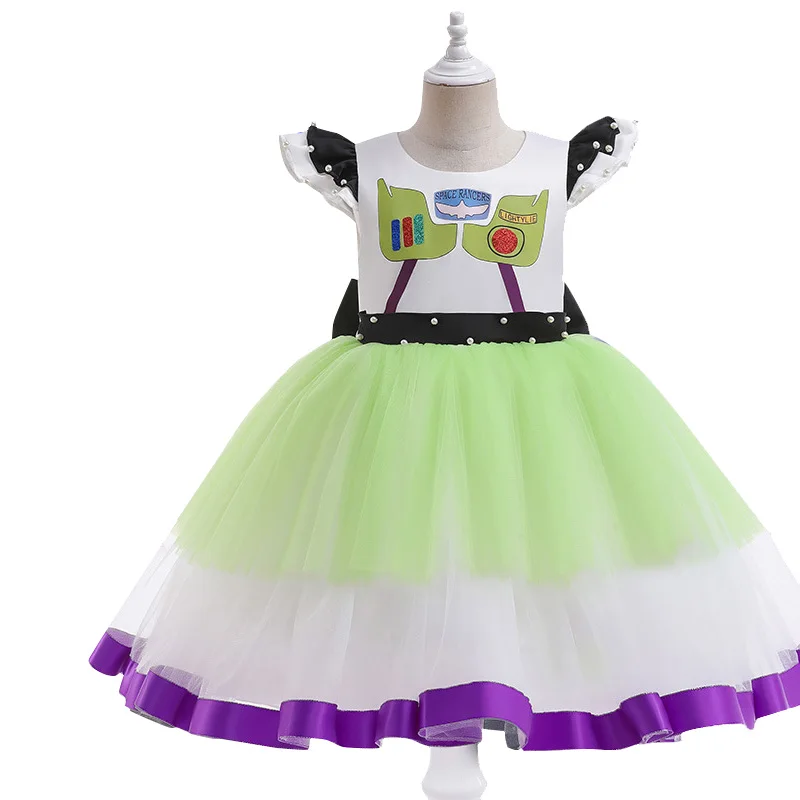 

Новинка 2022, детское платье для косплея, платье для девочек с бисером, платье принцессы для карнавала, маскарада, юбка