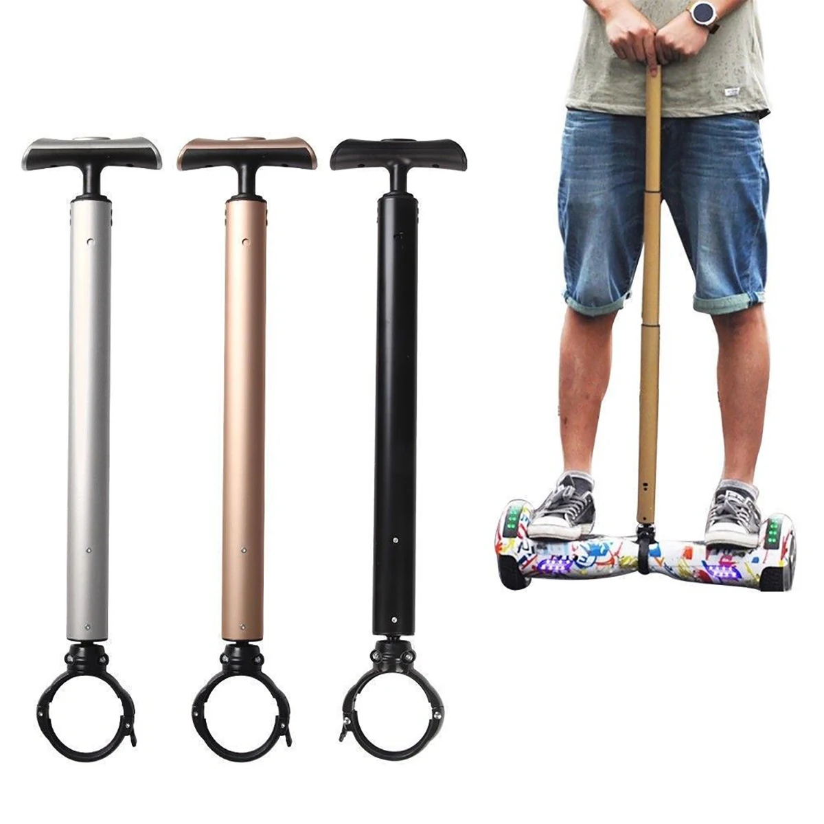 

Hoverboard Handle Strut, Adjustable Handle Strut Stent Rod for Hoverboard Scooter Balance Car Beginner