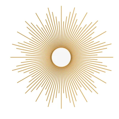 

Металлическая наклейка на стену 3D