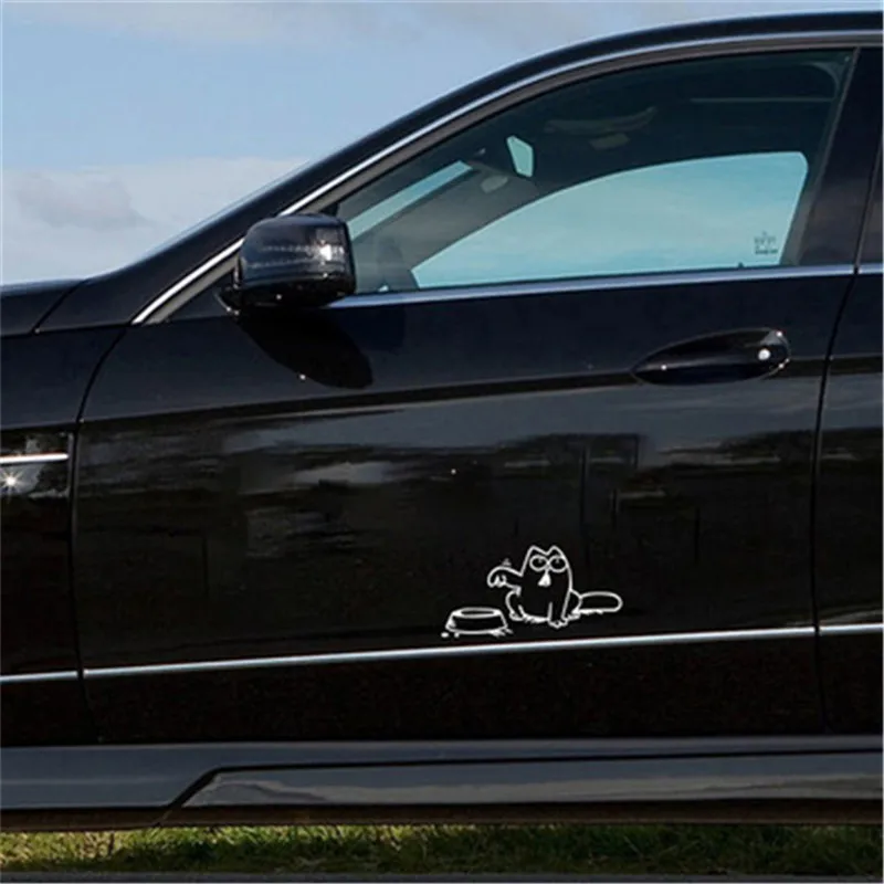 Автомобильный Стайлинг Мультяшные наклейки на крышку топливного бака