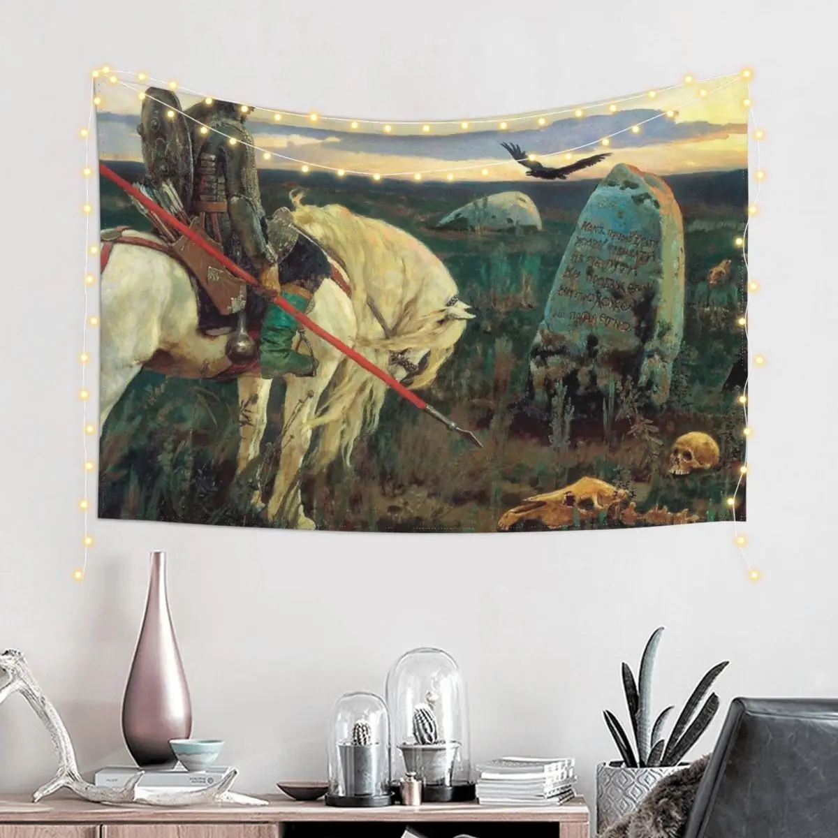 Рыцарь на перекрёсах Виктор Васнецов гобелен настенное художественное