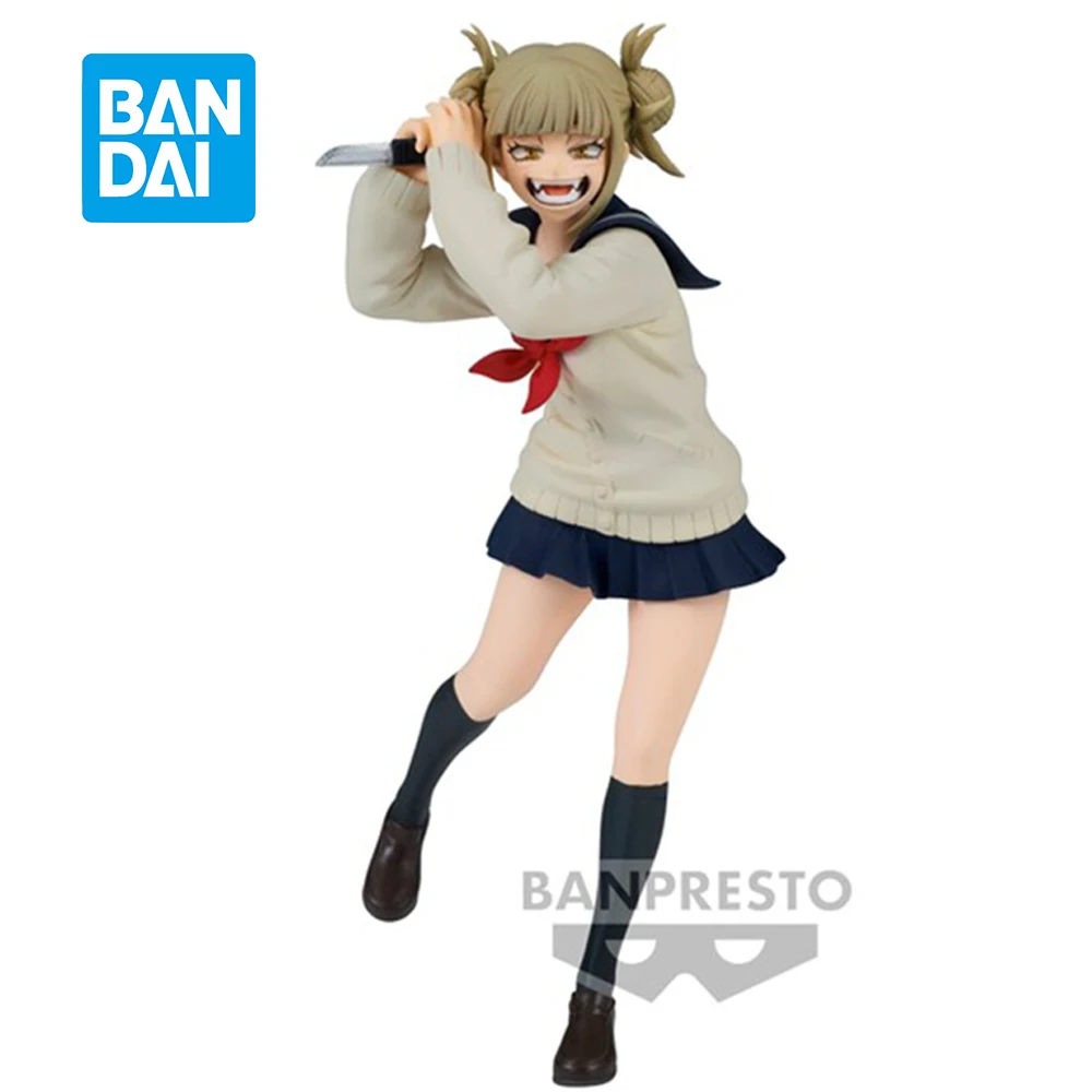 

In Stock Banpresto My Hero Academia Cross My Body Himiko Toga The Evil Villains (Vol.6) Original Anime Figure Modle Child Toys