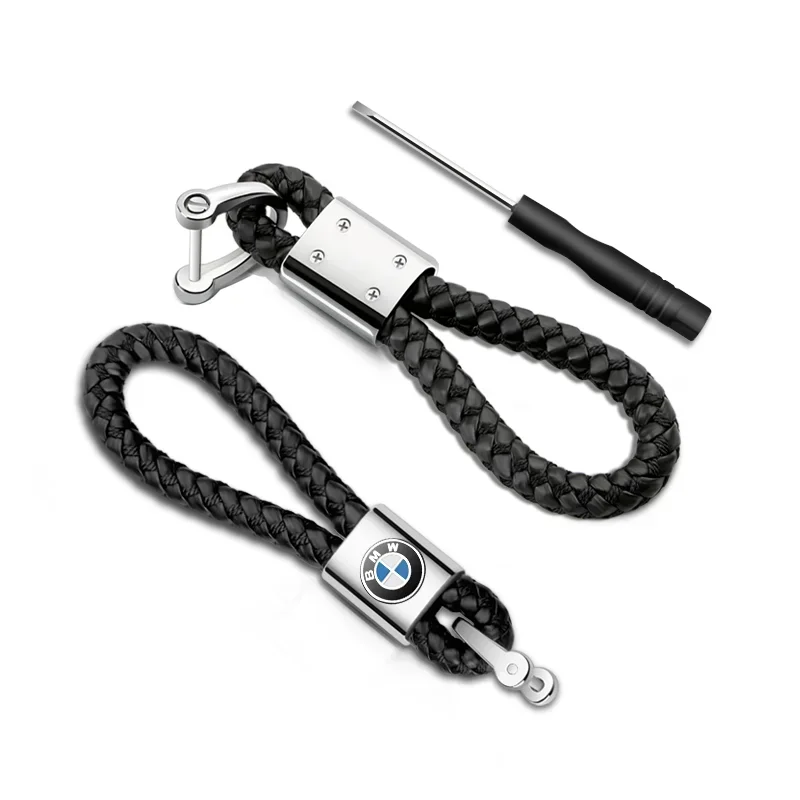 3-стильный автомобильный брелок из цинкового сплава кожаный с эмблемой для BMW