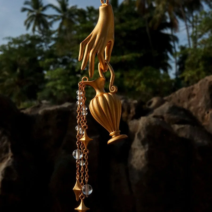 Европейский и американский стиль роскошное ожерелье с подвеской в виде банка