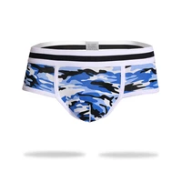 sexy underwear men briefs panties middle waist sexy camouflage printed cotton comfortable underpants