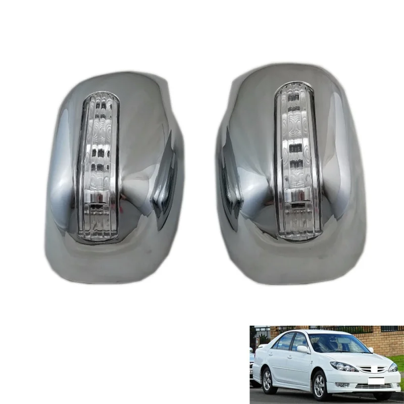 

Автомобильный Стайлинг для TOYOTA CAMRY XV30 2002-2006, чехол для дверного зеркала с зеркальной рамкой, отделка для заднего вида, хромированный