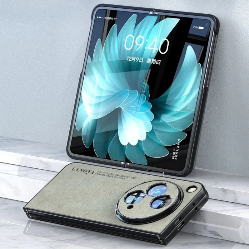 Новый стиль для OPPO Find N3 чехол роскошная кожаная силиконовая защитная полная