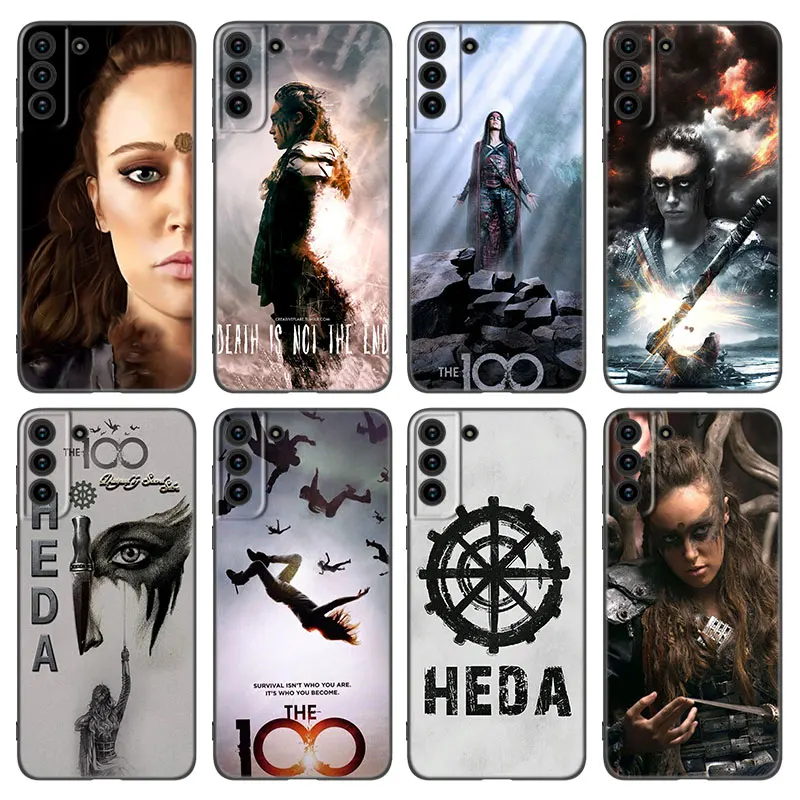 Чехол для телефона Heda Lexa 100 для Samsung Galaxy S22 S21 S20 Ultra FE S10E S10 Lite S9 S8 Plus S7 Edge, мягкий черный чехол из ТПУ