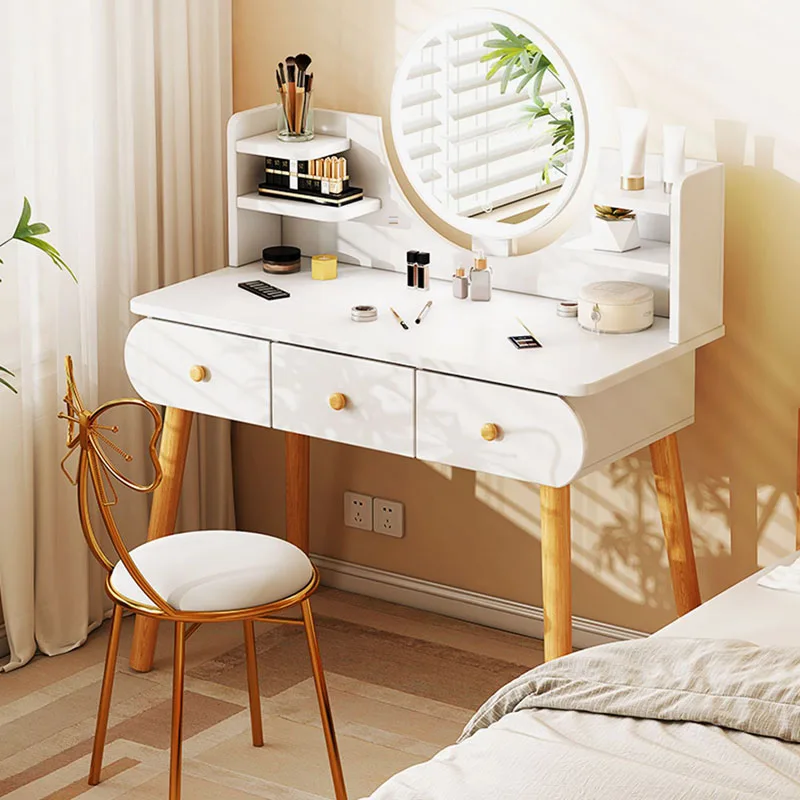 

Bedroom Container Dressing Table Box Organizers Multifunctional Dressing Table Mirror Cabinet Penteadeira Sofas For Living Room