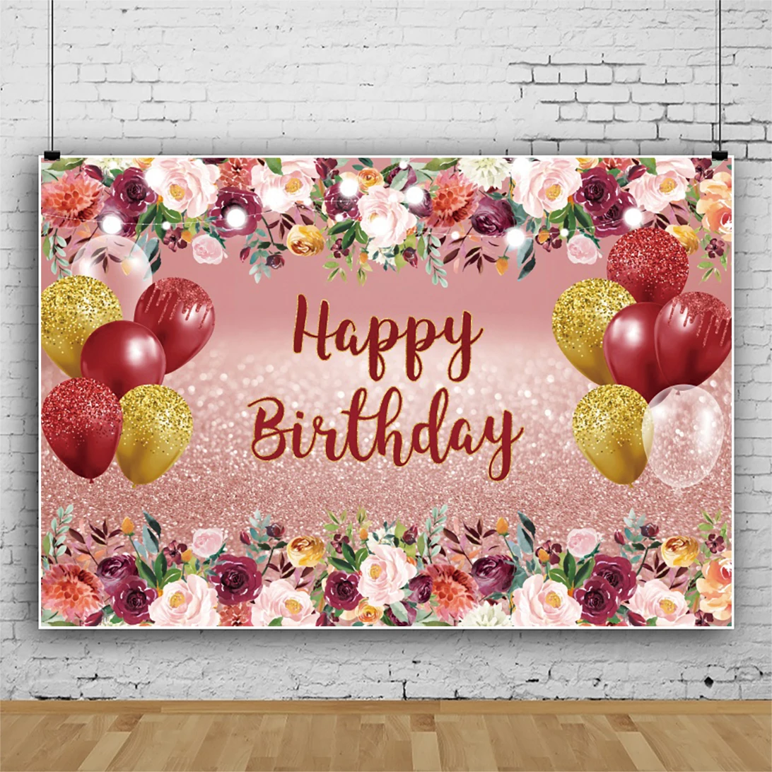 

Birthday Photography Backdrops Baby Newborn Aldult Portrait Photo Background Party Studio Photocalls SZLY-48