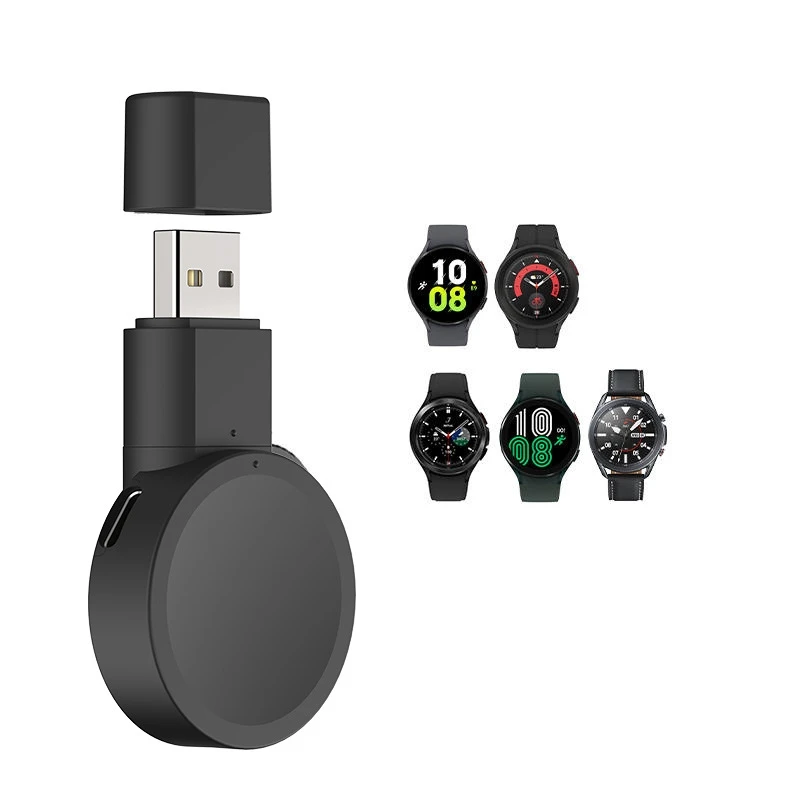 

For Samsung Galaxy Watch5/4/3 Watch Charger Active USB to PC or AC Mini Portable Charging Dock