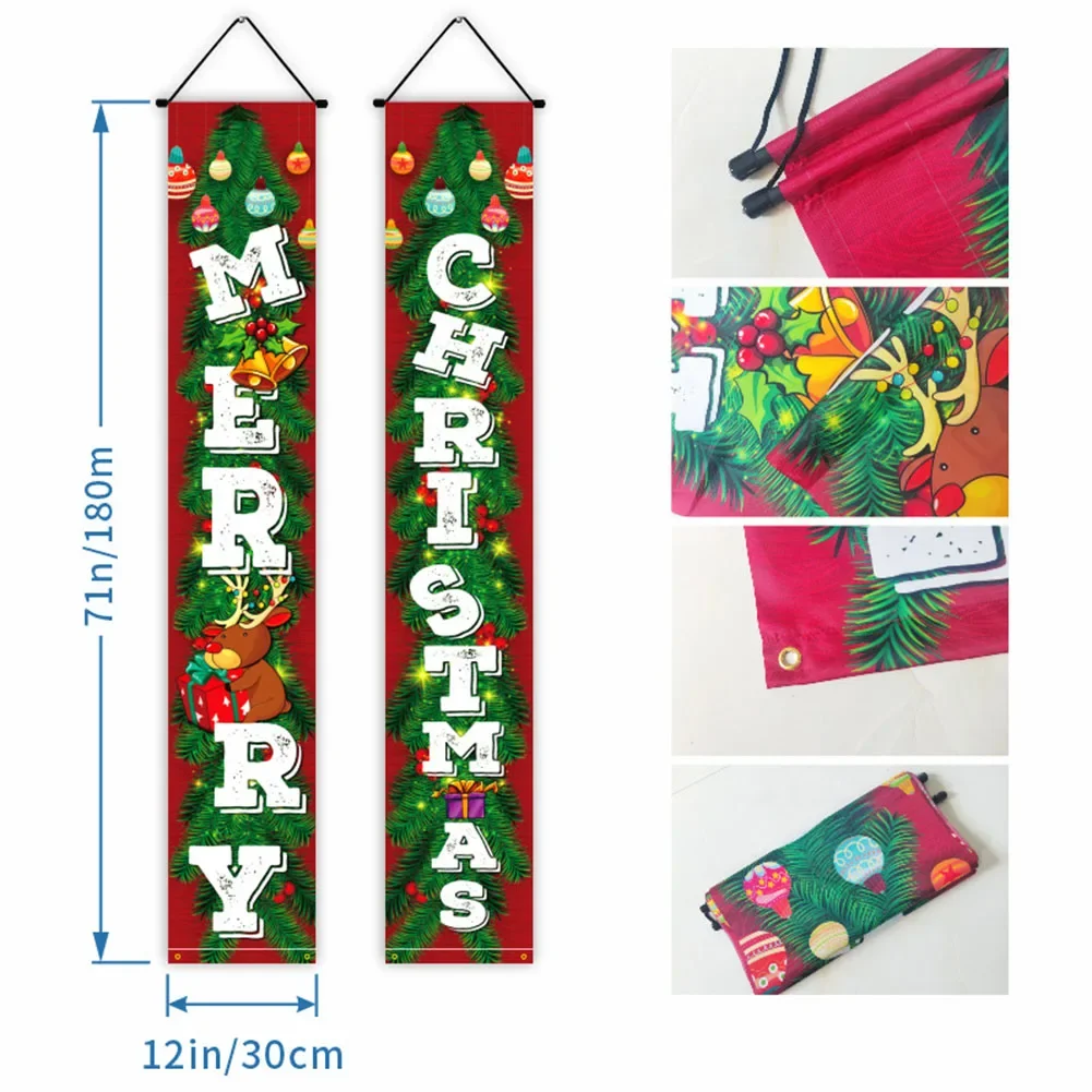 1 шт. рождественские украшения веселый рождественский баннер Рождественский