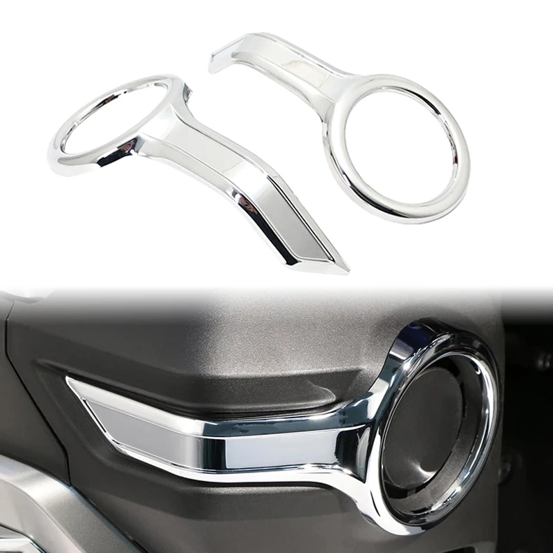 

Fits For Honda Goldwing GL1800BD Gold Wing GL1800B 1800 Tour GL1800 2018 2019 2020 2021 Motorcycle Chrome Fog Light Trim Rings