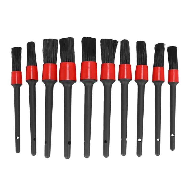 

2Set Car Detail Brush Wash Auto Detailing Cleaning Kit Engine Wheel Brushes Tool Auto Car Detailing Brush Set 5Pcs / Set