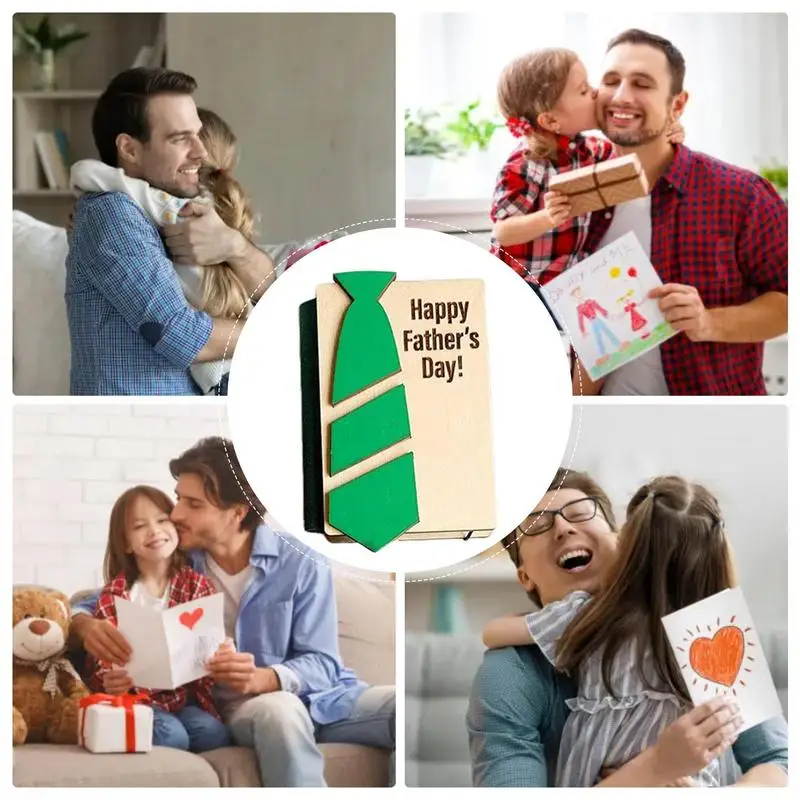 Многофункциональный органайзер для карт деревянный держатель на День отца