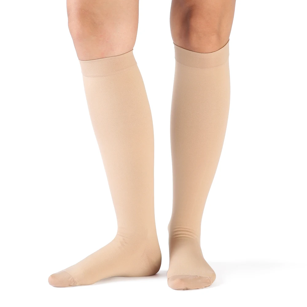 Compression Socks30-40 mmHg,Knee High Varicose Veins Ankle Support Sockings,Increase Blood Circulation,Relieve Foot Pain,Sports