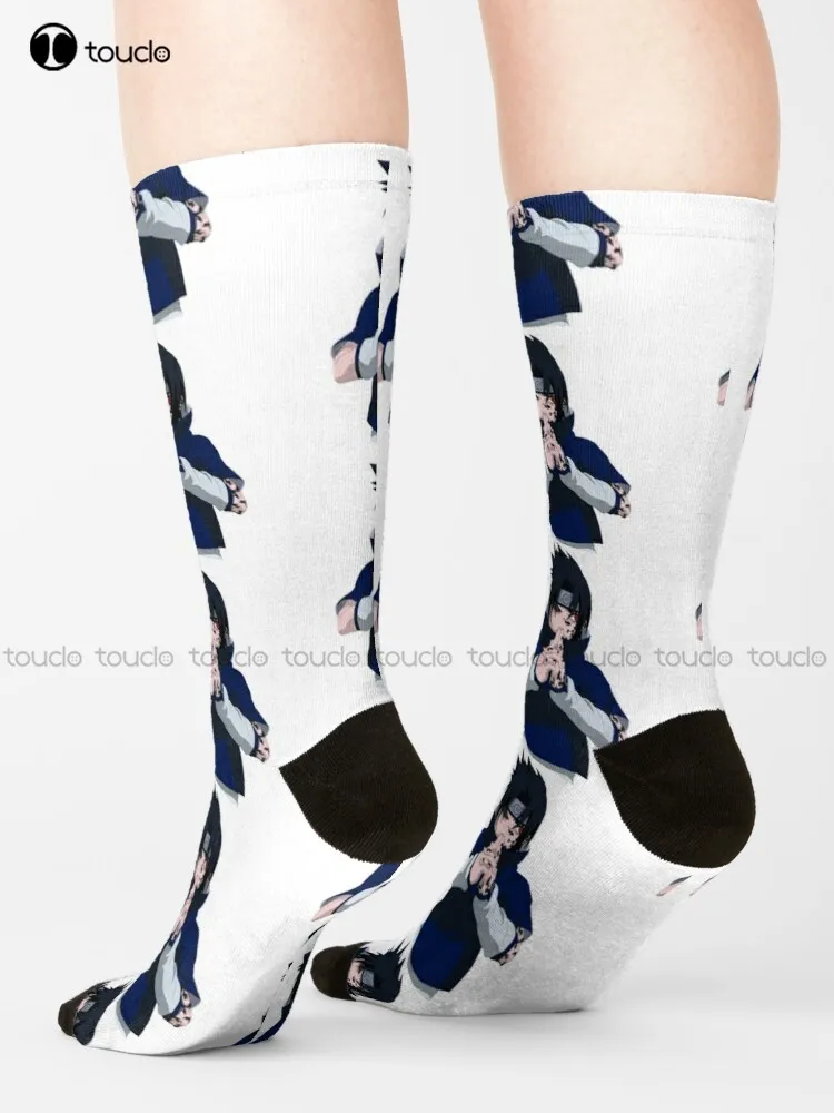 

Sasuke Anime Shippuden Socks Woman Socks Personalized Custom Unisex Adult Teen Youth Socks Breathable Cotton 360° Digital Print