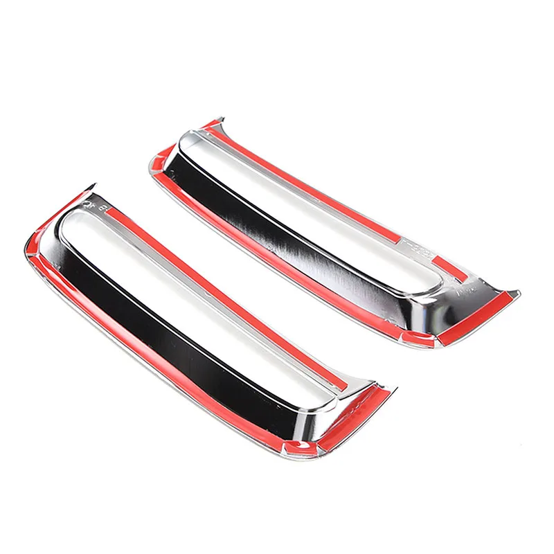 Для Honda N-BOX JF3 JF4 2017-2021 ABS Piano черный/серебристый задний противотуманный фонарь