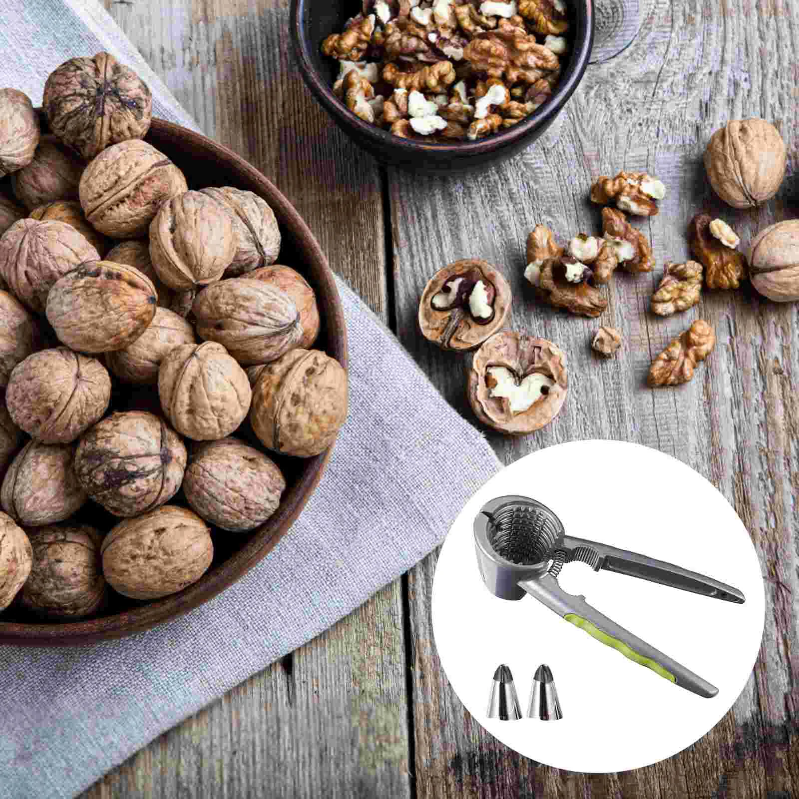 

Walnut Opener Sheller Nutcracker Nut Tool Peanut Machine Chestnutclip Metal Pecan Pliers Stainless Peeling Dried Steel Shell