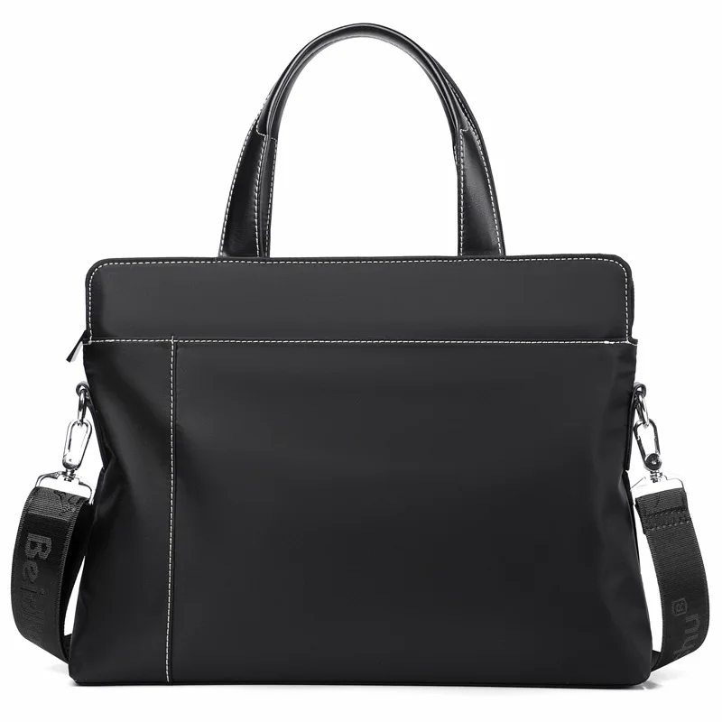 2022 Fashion Men Briefcase High Quality Shoulder Bags Men Business Travel Crossbody Bags Male Waterproof Oxford PU Handbags