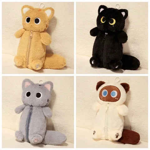 Пластиковый пенал Cat Ins серый