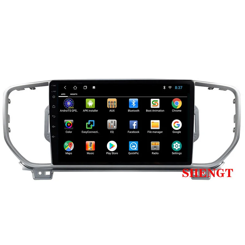 

SHENGTU Podofo For kia k2 k3 k4 k5 seat Car Video Player 2 Din 9" Hd Phone Link Autoradio Bt Usb Video + Rear Camera