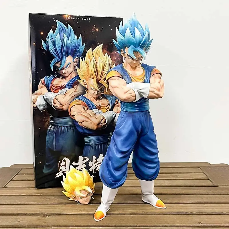 31 см аниме Dragon Ball фигурки Vegetto героев обнимающая грудь поза Super Saiyan GK модель из ПВХ