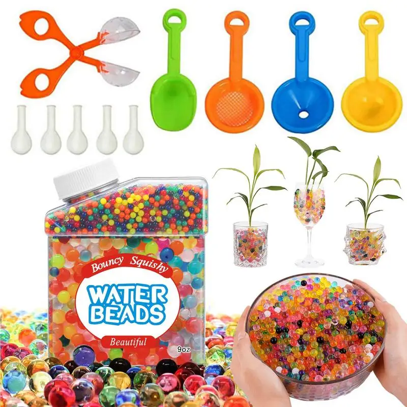 

Water Beads 50 000 Beads Colourful Gel Beads Water Beads For Plants Vase Filler And Decoration Children's Water Beads Toys