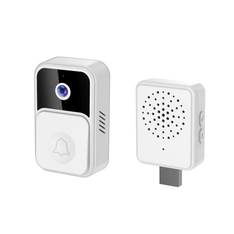 

V9 Wifi Video Doorbell Smart Wireless Door Doorbell Outdoor HD Real-Time Voice Intercom Camera Access Control System