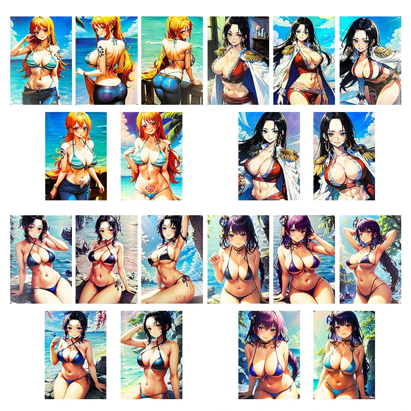 5 шт./набор коллекционные открытки из аниме богини нами