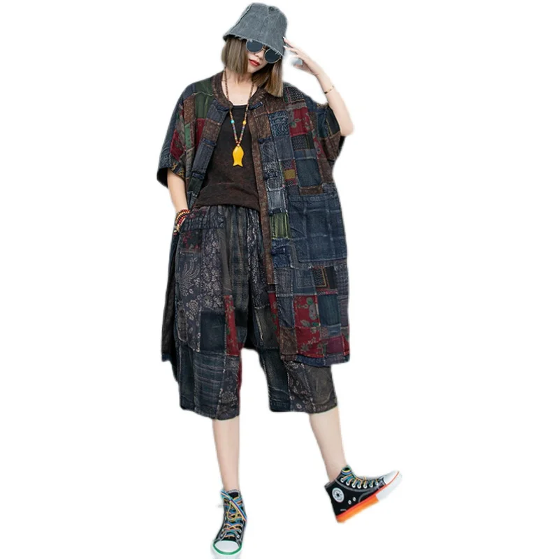 

Женская ветровка с коротким рукавом летучая мышь, свободного покроя