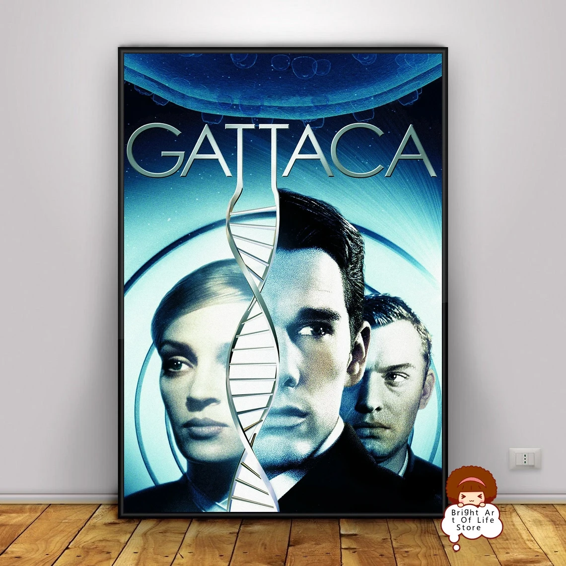 

Обложка для плаката из фильма Gattaca (1997), фотопечать на холсте, настенное искусство, домашний декор (без рамки)