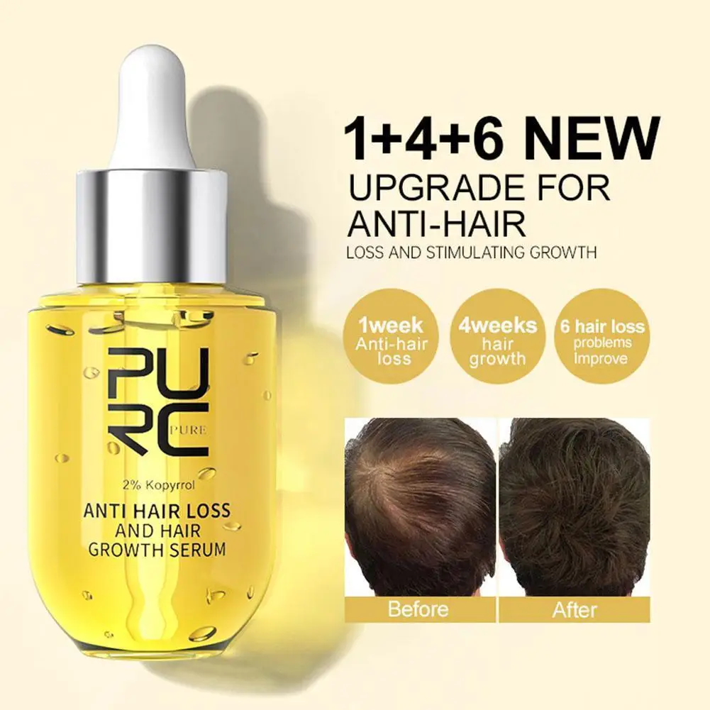 

PURC Products Ginger Serums Polygonum Multiflorum Hair Loss Treatment Hair Care Beauty Health For Men Women H0Y2