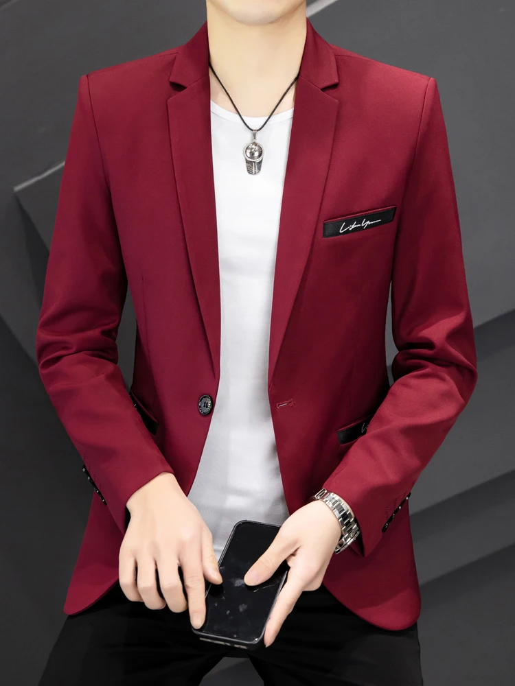 Новинка Весна 2024 корейский облегающий маленький костюм Sle деловая верхняя одежда